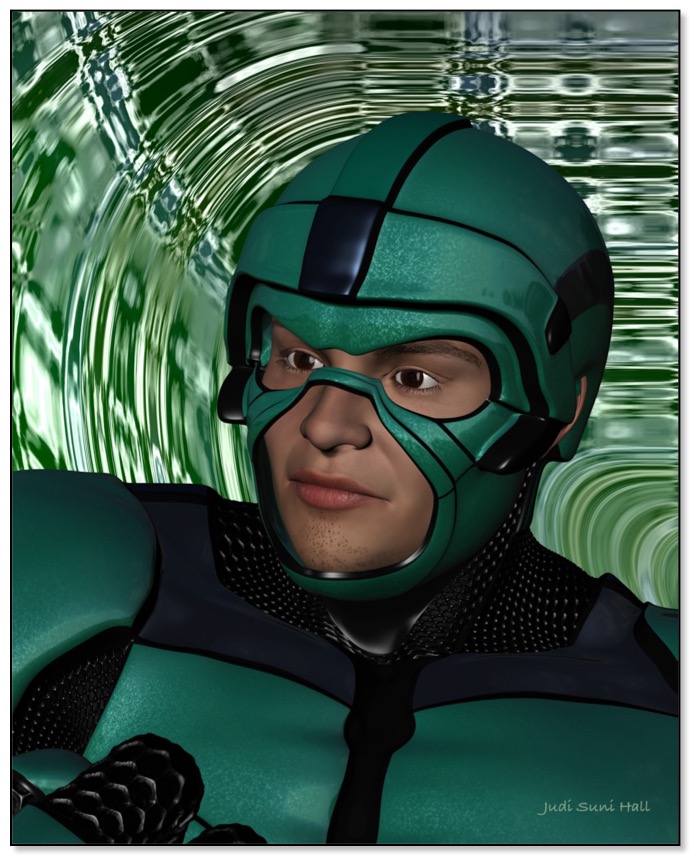 Big Luis Portrait  an Octagla Player for Tamara in Gingezel Scifi