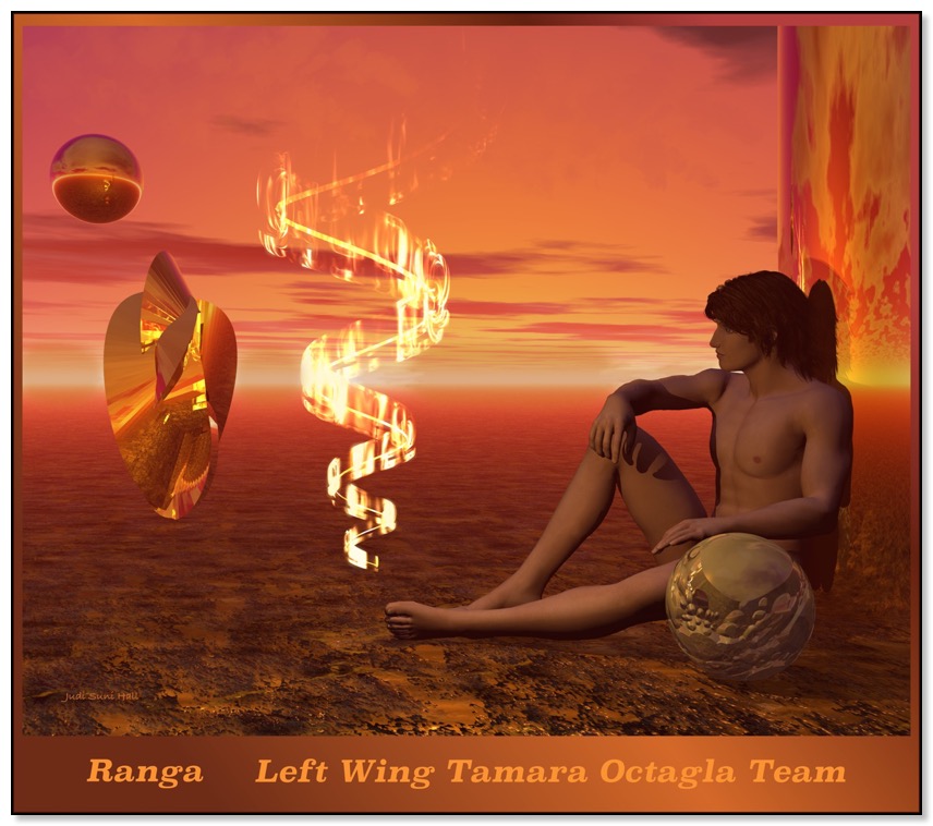 This Place I am In art with Ranga Octagla left winger Gingezel Scifi