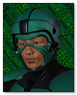 Gengo Portrait Gingezel scifi