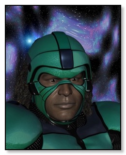 Maras, left defense for the Tamaran Octagla team in the Gingezel Octagla series.