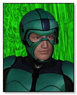 Roban, inside left wing octagla player for Gingezel in the sci fi series.