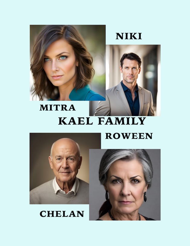 The Kael family in the Gingezel Novels