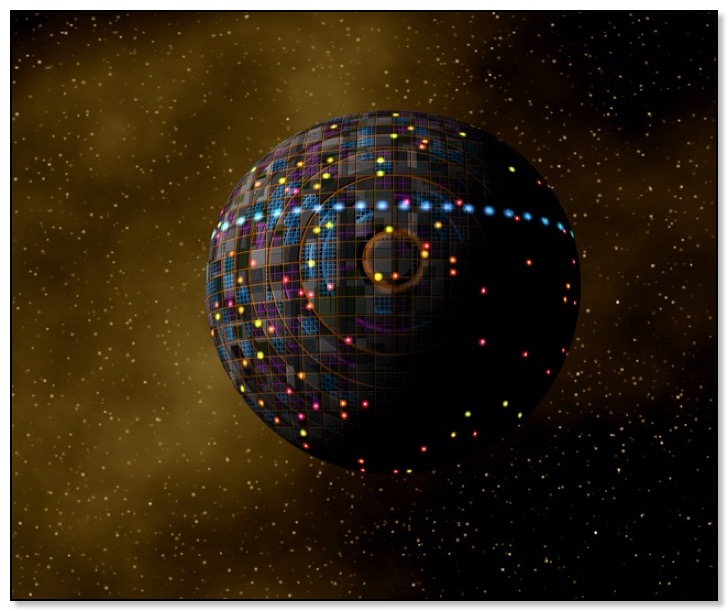 Brown satelite at Gingezel Science Fiction